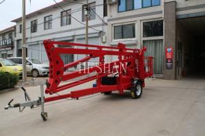 Buy cheap 16m 200kg Hydraulic Towable Boom Lift Articulated Trailer Mounted Scissor Lift product