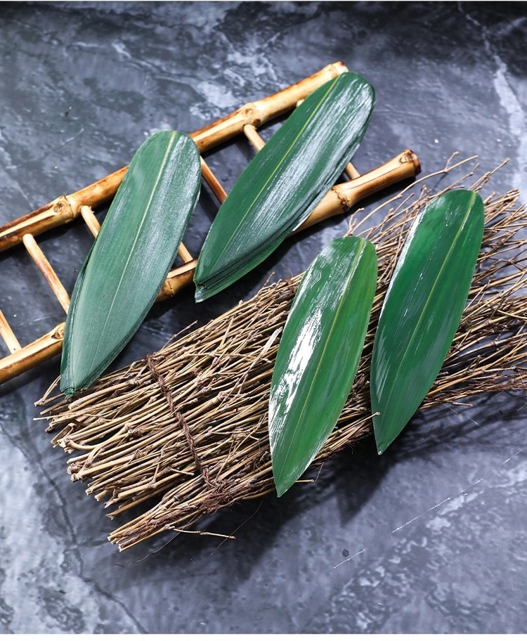Green Fresh Sushi Rolling Bamboo Leaf 5-11 cm for Rice Dumplings