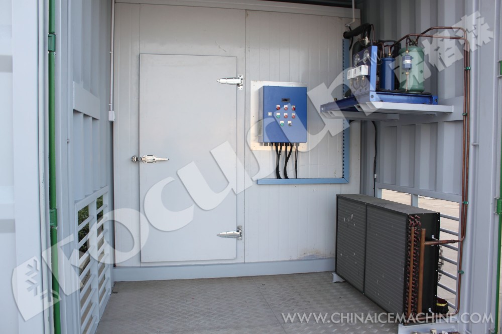 Bitzer Compressor Containerized Cold Room for Storing Meat Seafood Vegetables or Ice