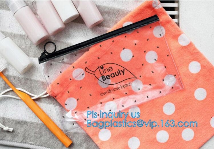 hook hanger zip lock plastic sock packaging bag, Slider Nylon Foldable Luxury Clothing Zip Lock Sealed Vacuum Compressio