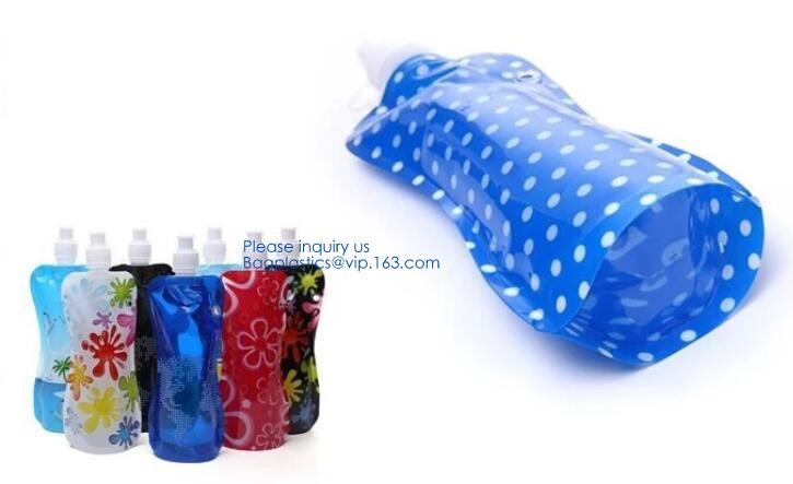 Custom Reusable Juice Food Packaging Plastic Bag Alcohol Drink Wine Spout Pouch Bag,liquid spout pouch/wine drink juice