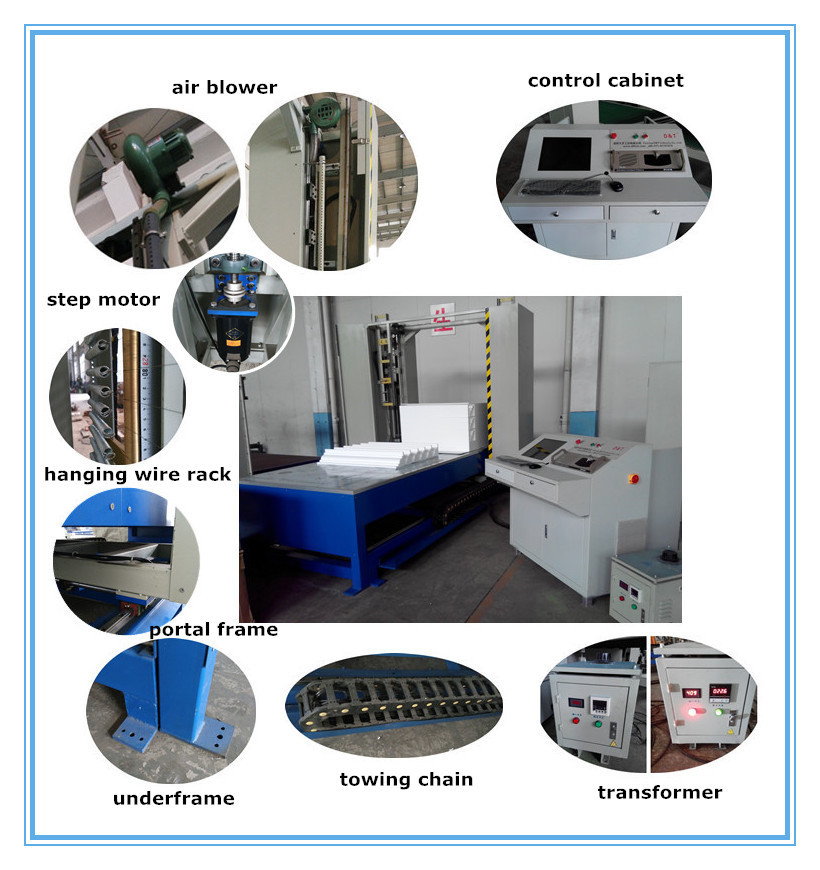 Customized Cnc Hot Wire Foam Cutter For EPS 2D / 3D Shape