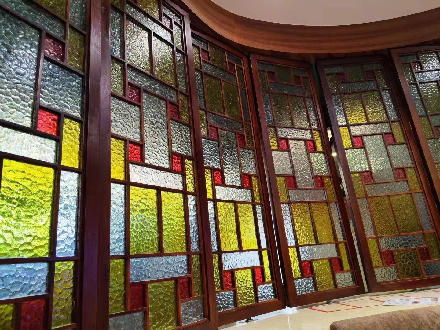 5MM Tempered Fluted Pattern Glass Ultra Low Iron Tempered Figured Ripple Pattern Glass