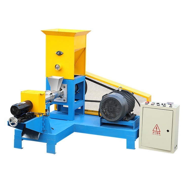 Auto Control 380V Poultry Floating Fish Food Machine Small Feed Granulator Machine
