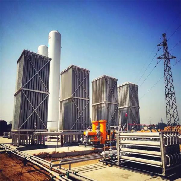 Vertical Q245R Cryogenic Liquid Storage Tank For Transporting Nitrogen