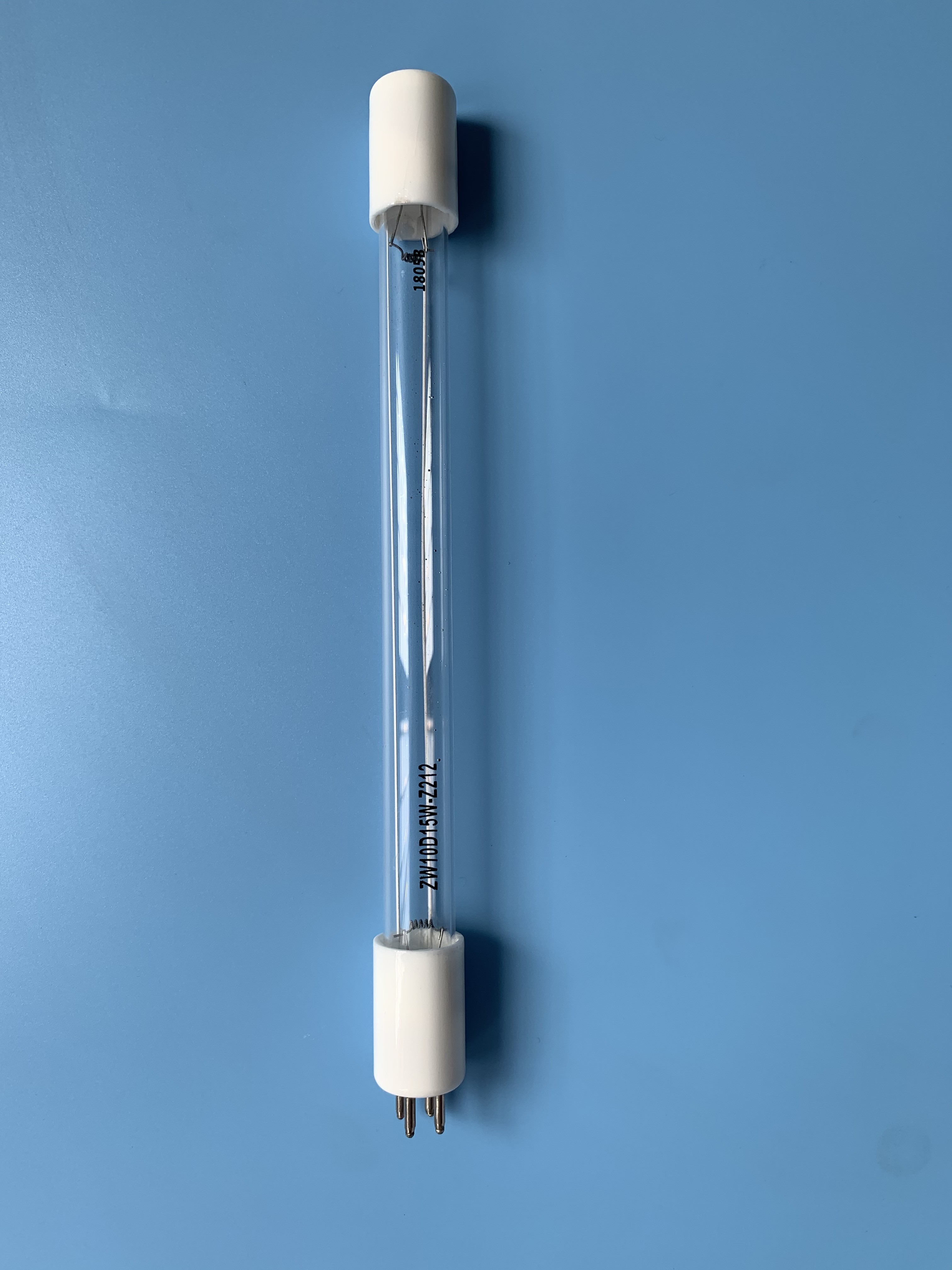 Quartz 10W 212mm Waste Gas UV Light Tubes Kill Mite UVC Disinfection Lamp