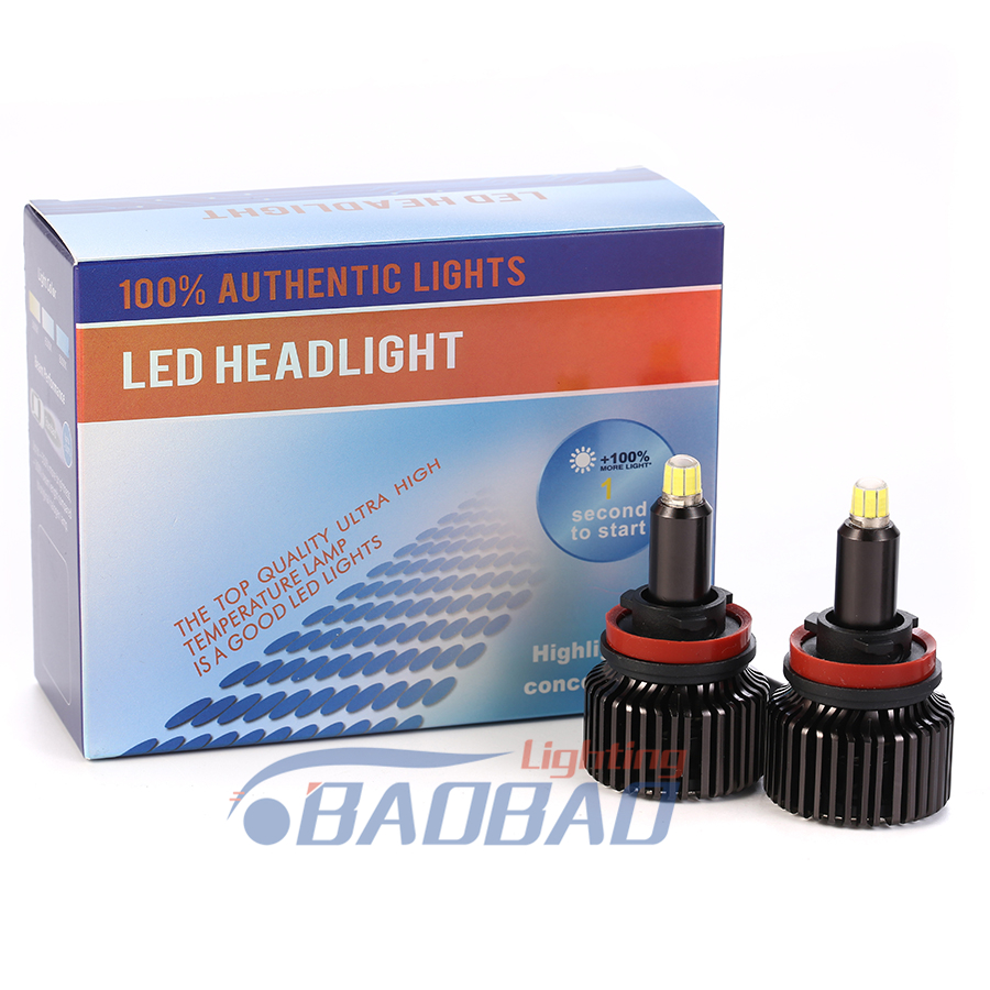 H1 H3 H4 H7 H11 9005 9006 S6 Metal Car LED Headlight Bulb Accessories