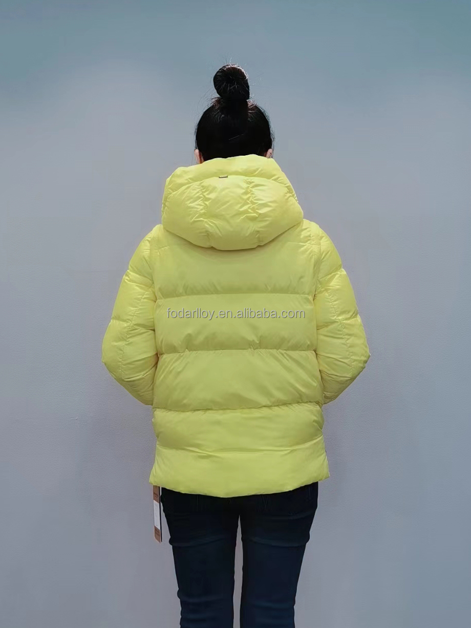 FODARLLOY F21163 Ladies Warm Hooded Cotton-padded Clothes Women Slim Long Winter Jackets Women Coats