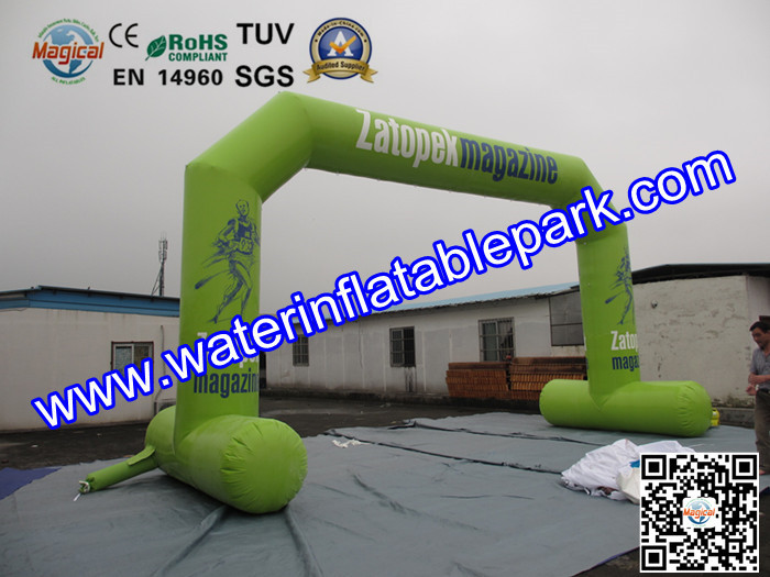 6 x 4 M Durable Advertising Inflatable Arch , Entrance Inflatable Archway