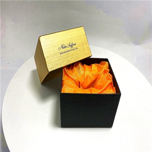 Golden Bronzing Lid Box Cosmetic Paper Box For Packaging
