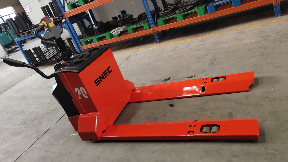 SNSC Lion Battery Electric Stacker Pallet Jack For Warehouse Coil Handling