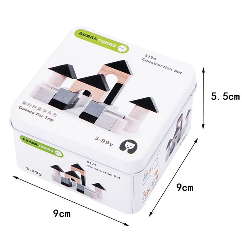 Early Learning Portable Plan Toys Building Blocks Magnetic Wooden Building Blocks