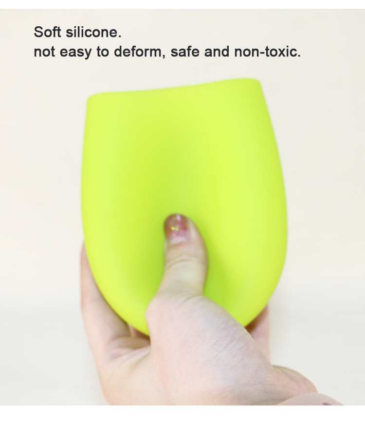 Panton Color Silicone Water Cup BPA Free No Handle No Lid For Wine Beer