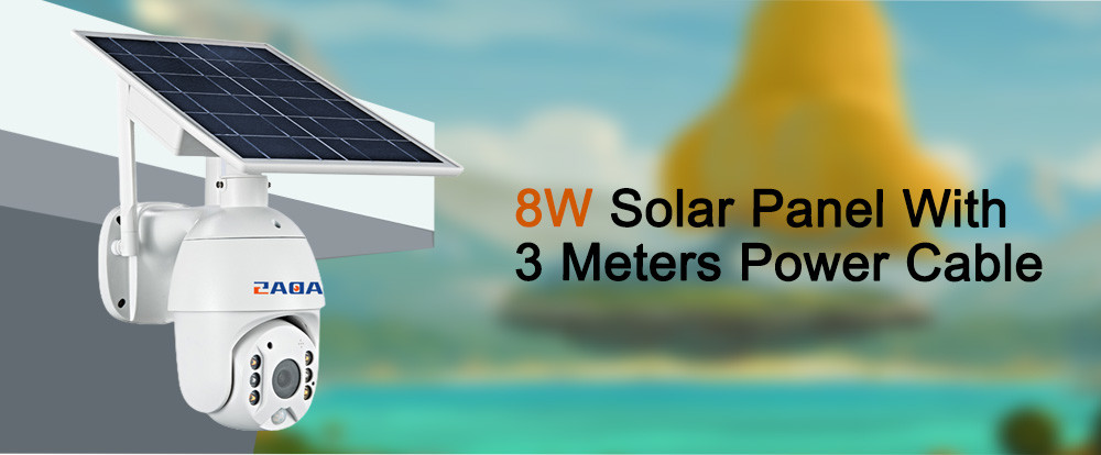 15600mAh Battery 4G Solar Security Camera 2MP 4X Digital Zoom Solar CCTV Camera