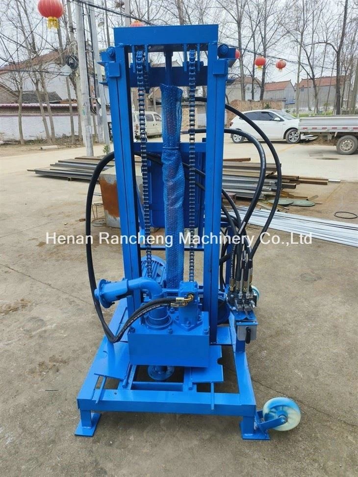Small Portable Water Well Drilling Machine 11KW 1500mm Drill Rod Dia 150m Bore Deep