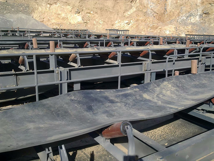 Quarry Coal Aggregates Rubber Belt Conveyor Machine