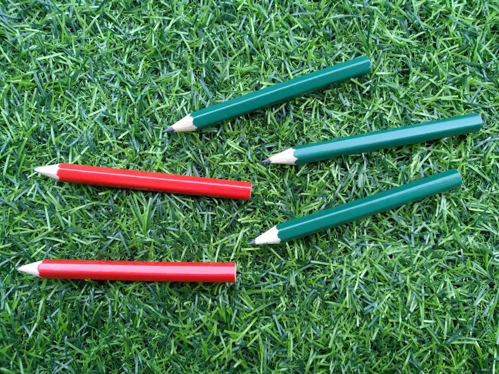 hexagon golf pencil , Hexagonal golf pencil , golf pencil , wooden pencil eraser , wood golf pencil