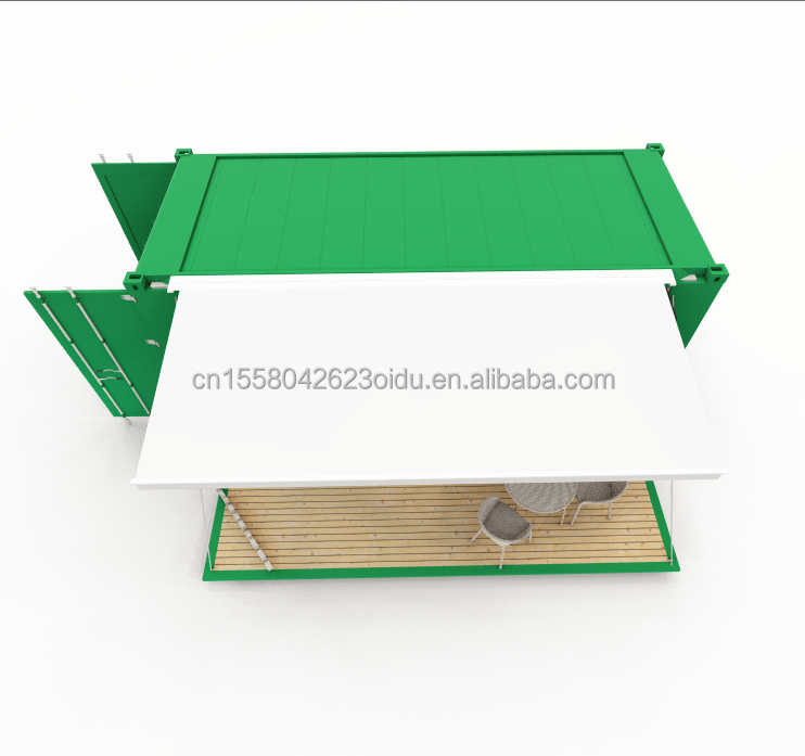 Customized Color Steel Frame Prefabricated Mobile Clothing Store with Galvanized Steel Bending