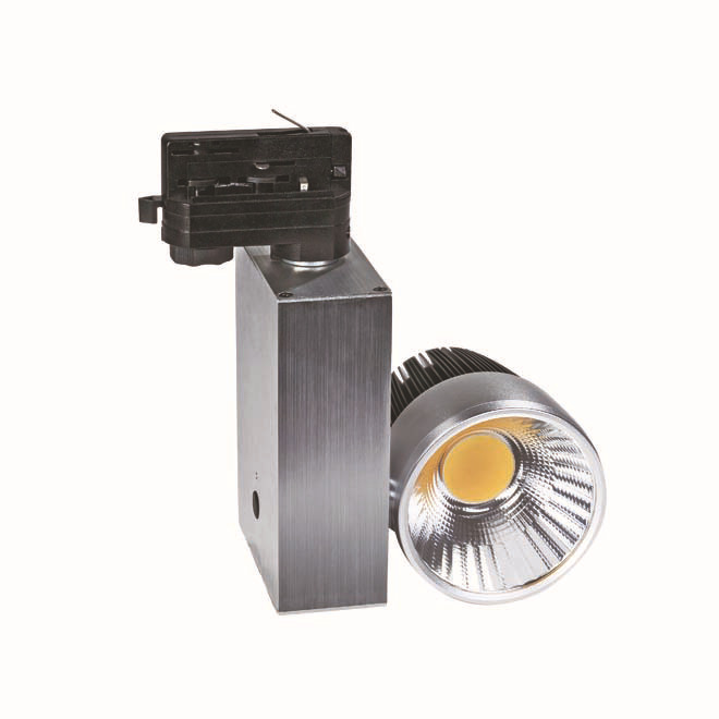 high quality 50w led cob track light rail light AC85-265V led COB light source white/black color 500