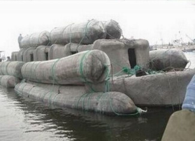 Professional Rubber Boat Salvage Airbag With Customizable Stainless Steel Accessories
