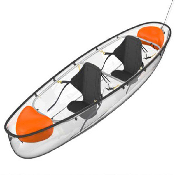 Ocean Touring Crystal Polycarbonate Kayak With Outrigger Balance System