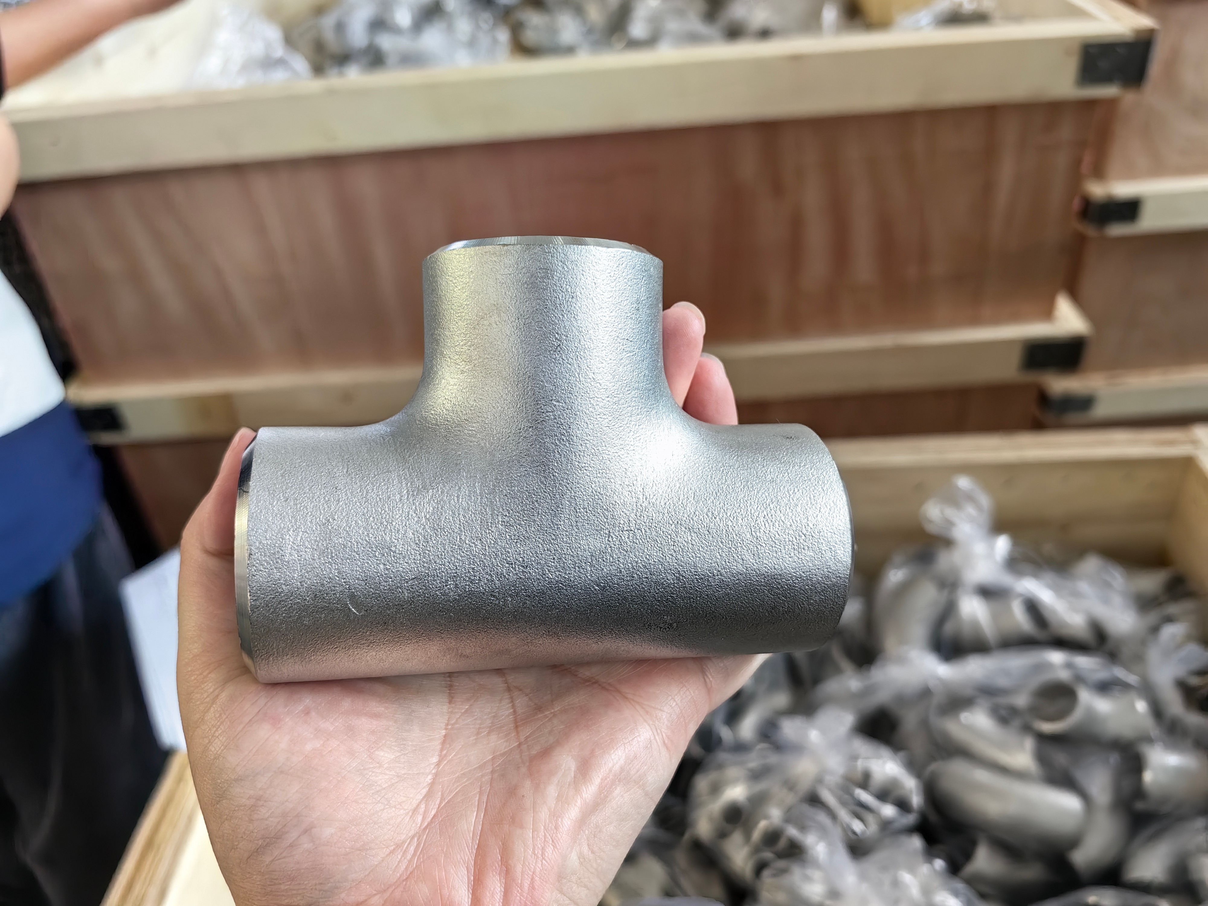 ASME B16.9 Stainless Steel Tee Fittings ASTM A403 SS Reducing Tee