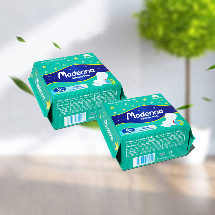 Disposable Pads For Women Sanitary Soft Breathable Sanitary Napkins Manufacturer From China With Double Wings