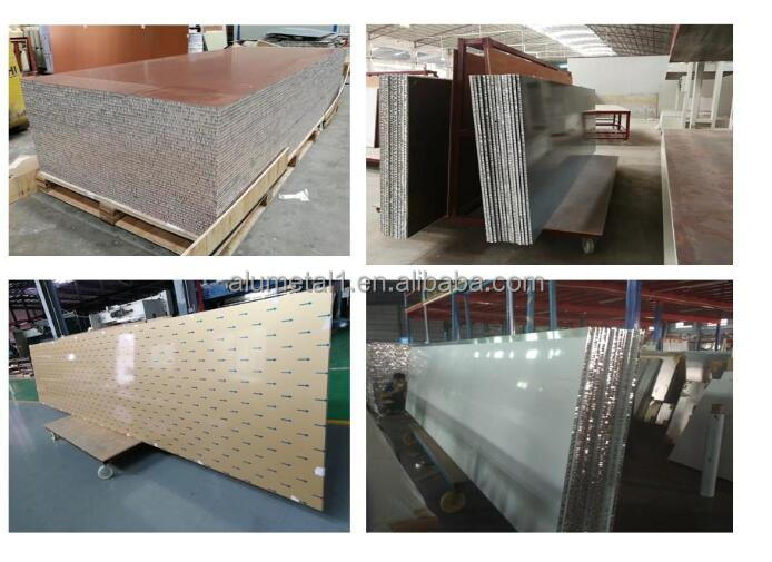 Alumetal lower price wooden aluminum honeycomb sandwich panel honeycomb metal sheet