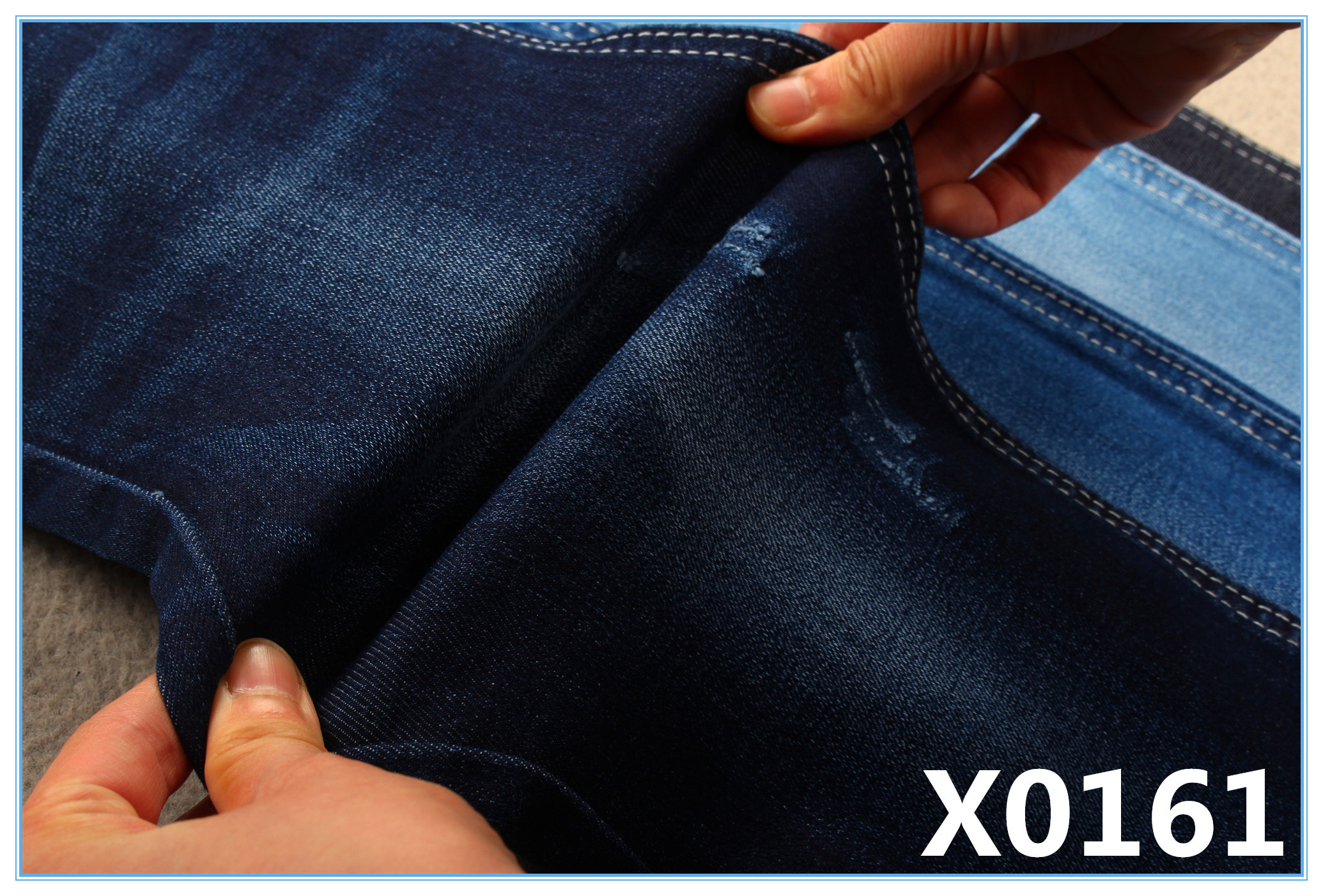 Huge Stretchable Blue women Skinny Jeans RHT Right Hand Twill 10 Oz Denim Fabric