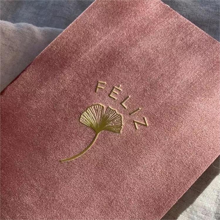 Pink Gold Foil Wedding Thank You Cards Stickers Small Business Packaging Card Printing Services