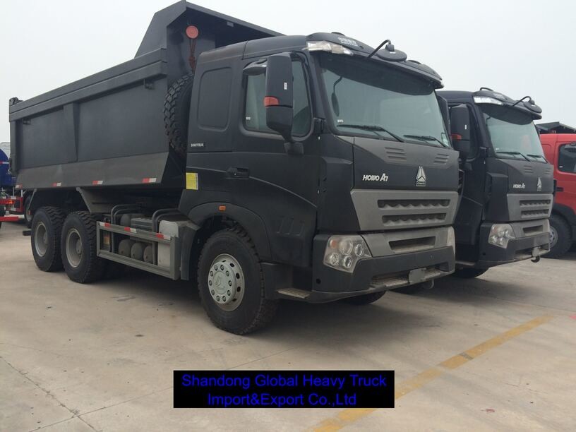 Heavy Duty 6x4 Diesel Cargo Truck 40T Load Capacity ABS Brake System