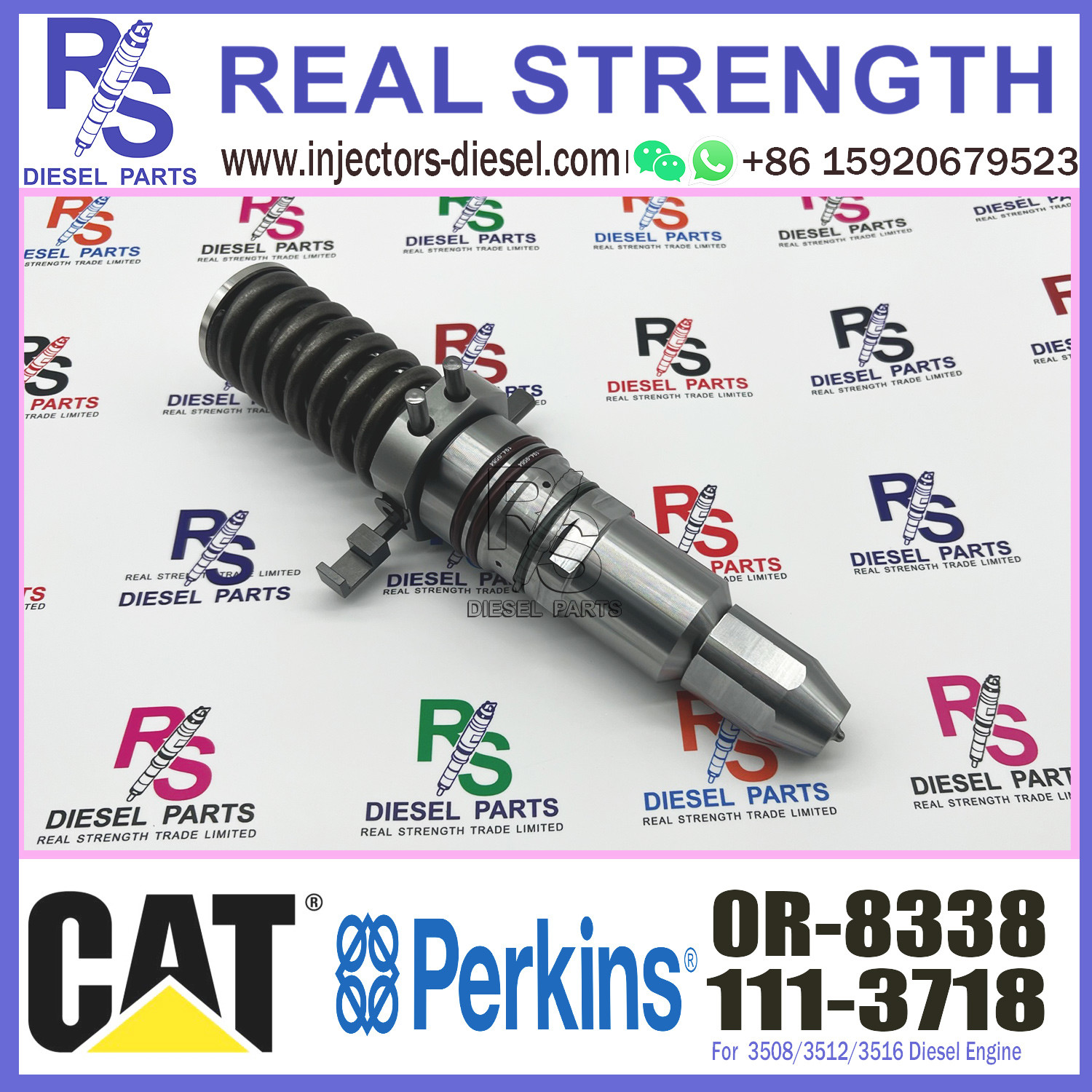 CAT 3508 3512 3516 Perkins Diesel Injector 111-3718 1113718 0R-8338