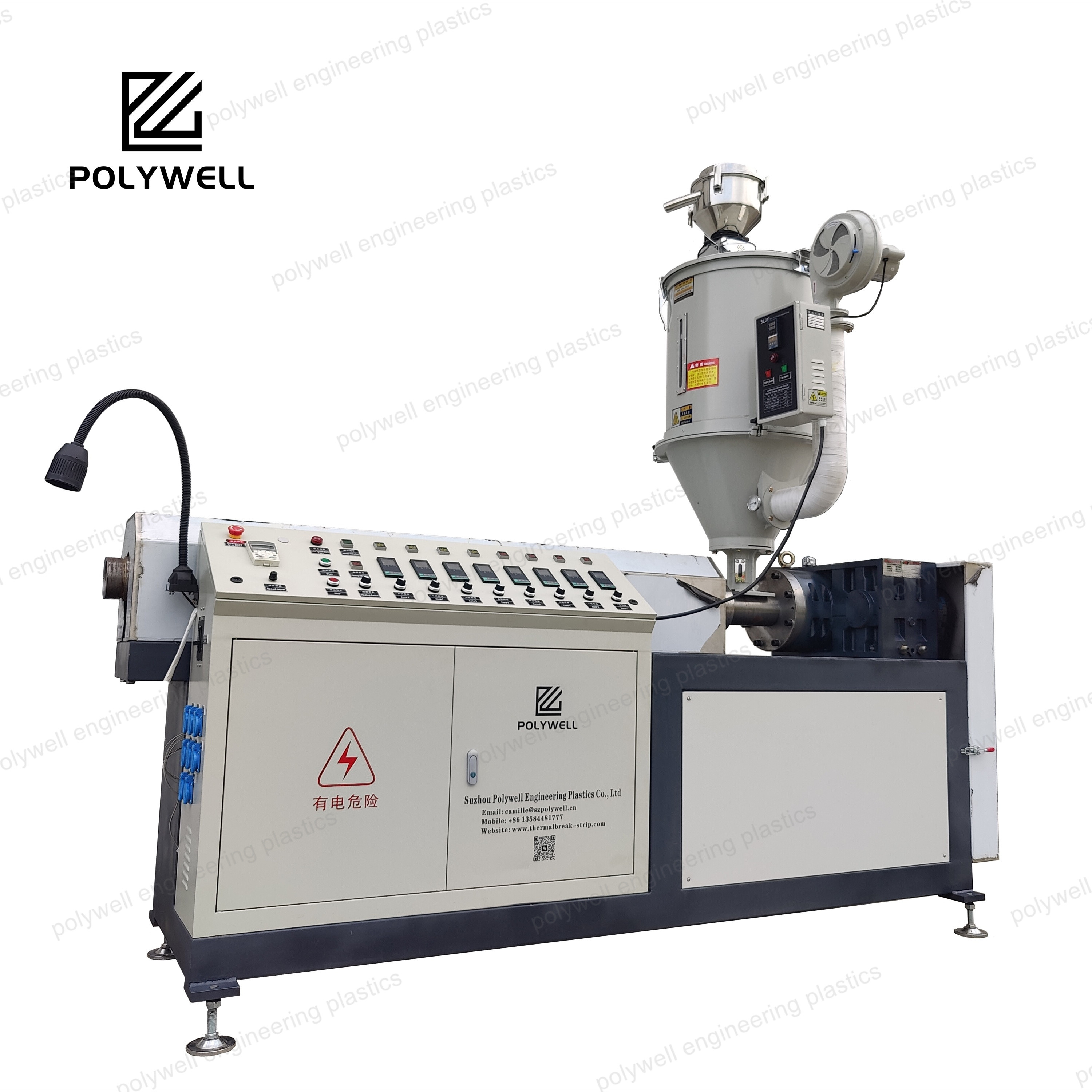 Heat Insulating Polyamide Strip Extruder Line Nylon Extrusion Machinery PA Plastic Extruding Equipment