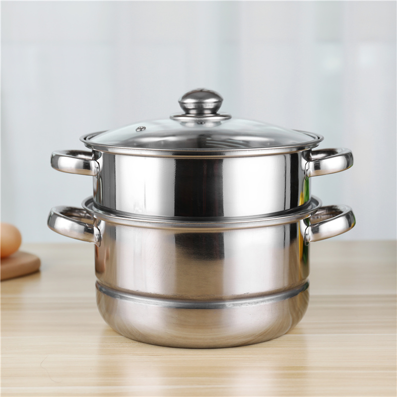 Different lid kitchen food cooking pot combination cookware set with kettle