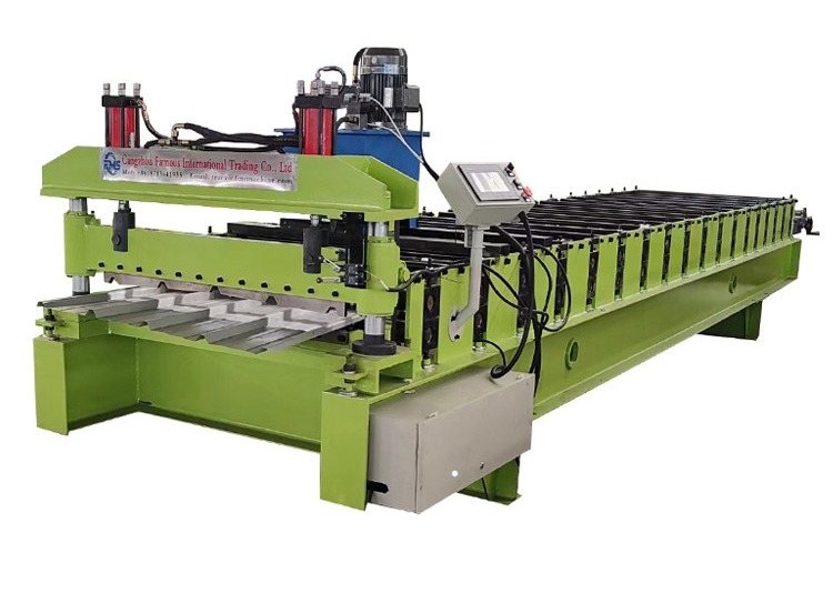 Metal Roof Tile Trapezoidal Roll Forming Machine 5.5kw