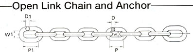 High Capacity Special Chain , Anti Corrosive Stud Anchor Chain