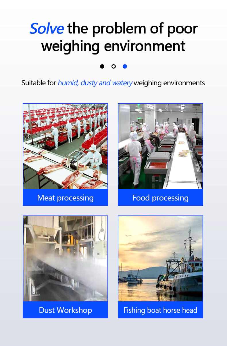 High Precision LED Display SOHE S6 Waterproof Table Scale for Industrial Applications
