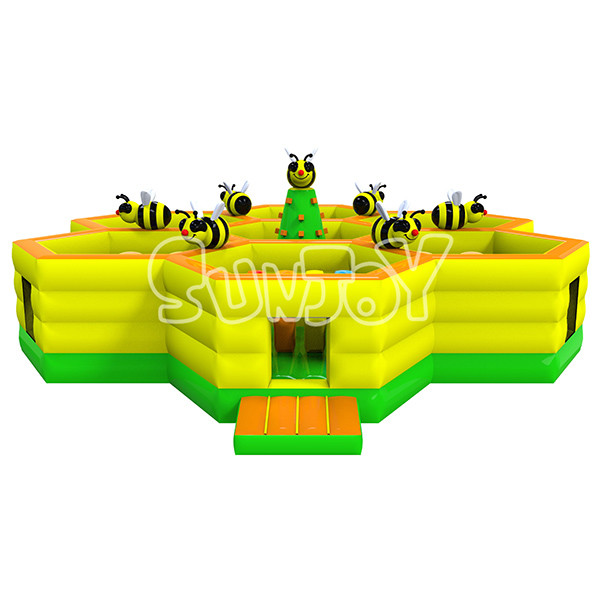 Honeycomb Playground Inflatable Jumping Castle For Kids