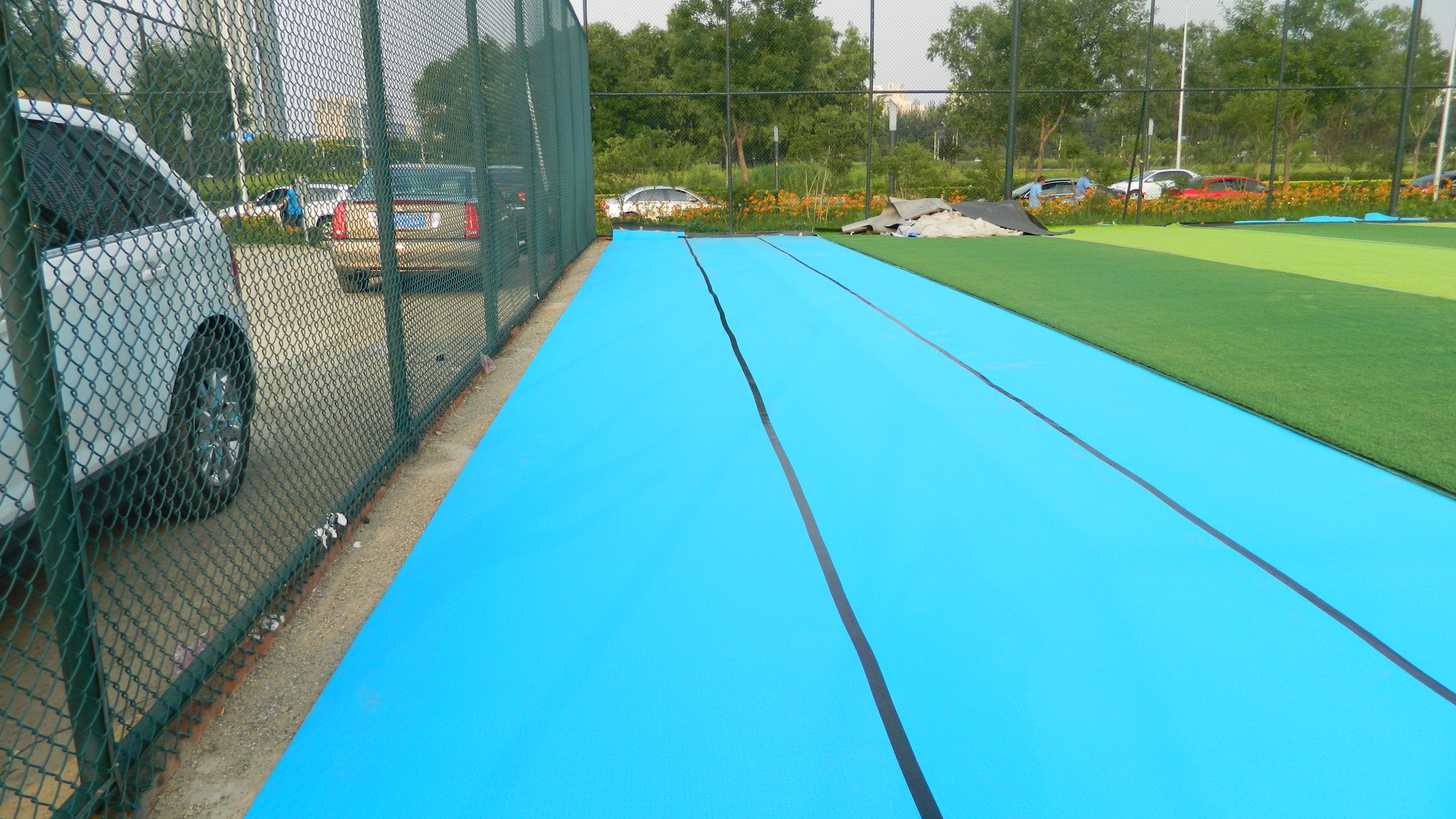 Single Hole Twelve Hole Foam Shock Pad Underlay For Artificial Grass ODM