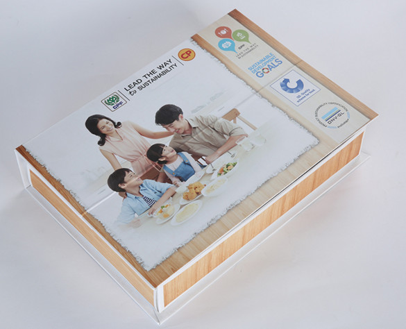 Flip Cpen Video Case box video Packaging video presentation box 4.3 Inch LCD Video Packing Box with EVA Insert