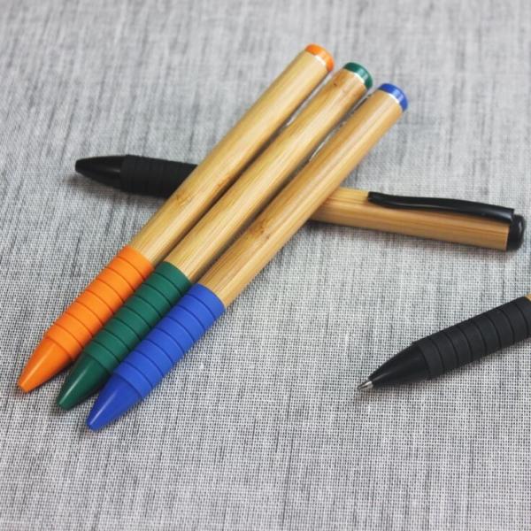 Eco friendly promotional custom wooden Bamboo ball pen