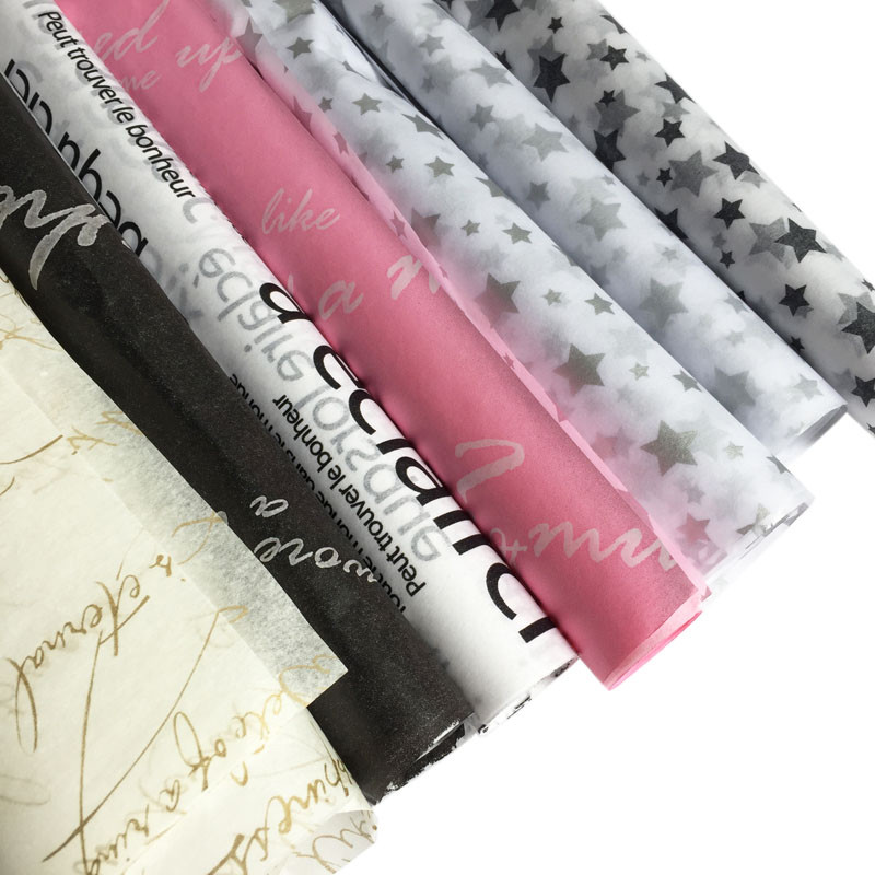 Printable Glazed Tissue Paper For Packing Shipping OEM Logo