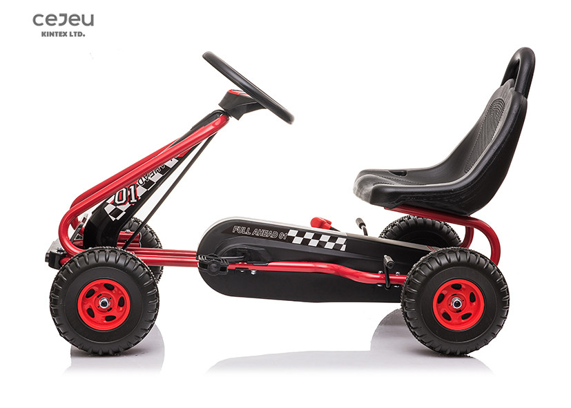 EN71 Kids Go Karts Adjusted Seat Ride On Pedal Go Kart With Brake
