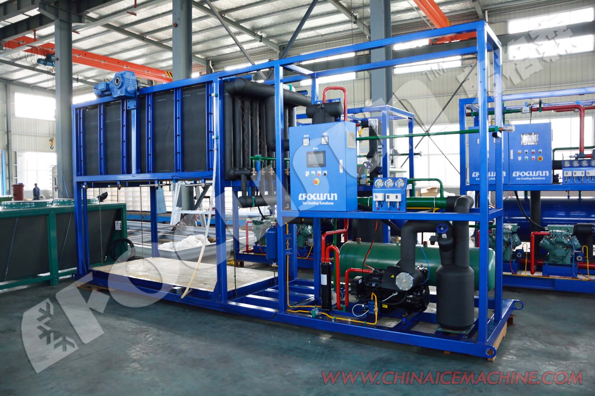 6-tonne Capacity Ice Block Machine for Bar or Block Ice in Sur Commande Dimensions