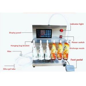 Stand up Spout Bag Sachet Water Pouch Filling Machine