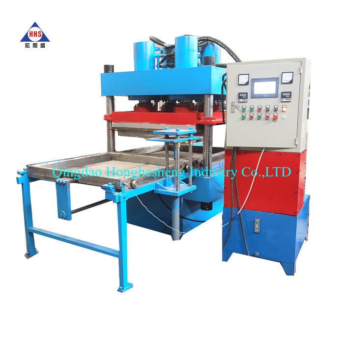 Vulcanized Rubber Tile Press Machine For Waste Tire Recycling