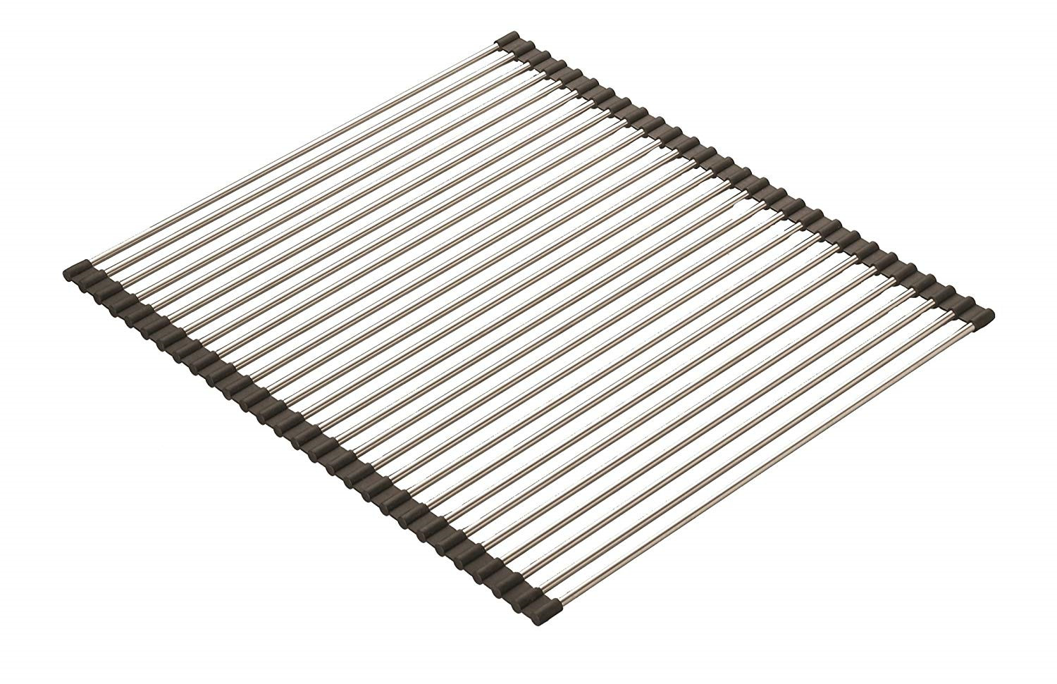 Kitchen Sink Grids Stainless Steel , Customized Rectangular Metal Sink Grid