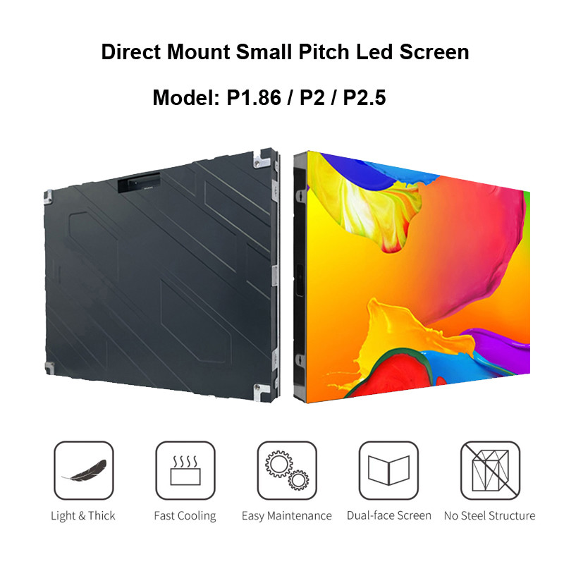 128*128mm High Resolution LED Screen 250000 dots for Advertising