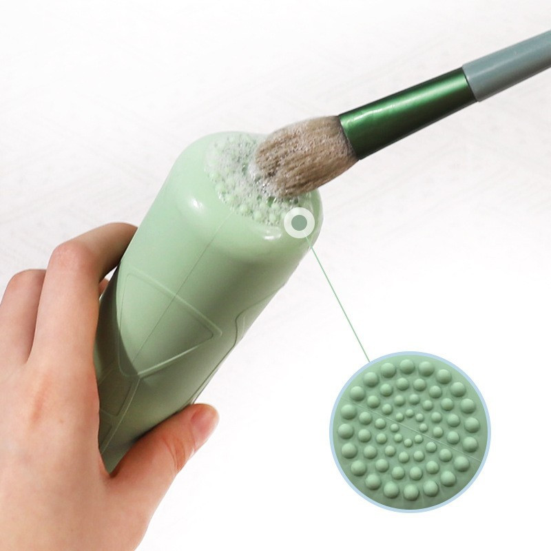 Washable Durable Silicone Makeup Brush Case Holder Anti Slip