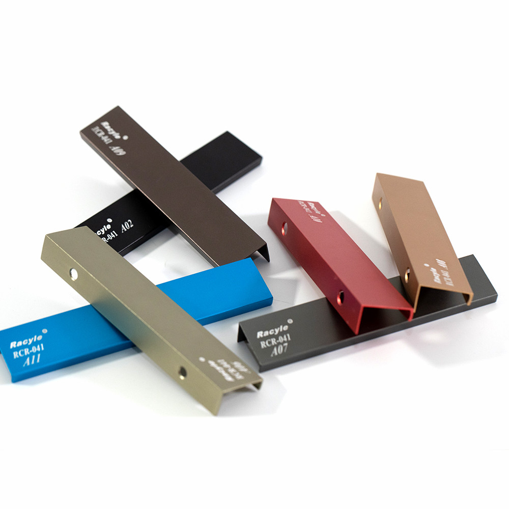 20cm Custom Color Aluminium Furniture Handles For Drawer